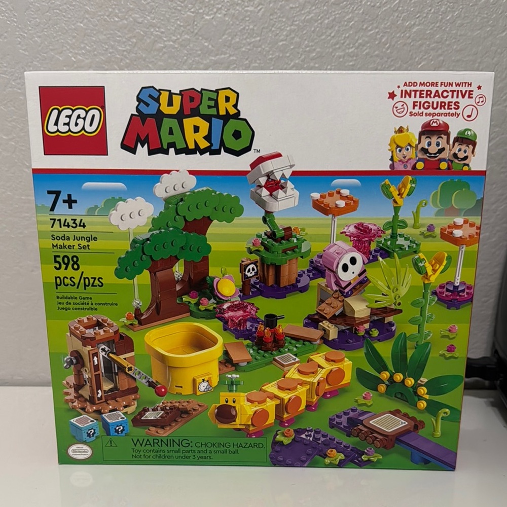 LEGO Super Mario Soda Jungle Maker Set - Green, Yellow, Purple